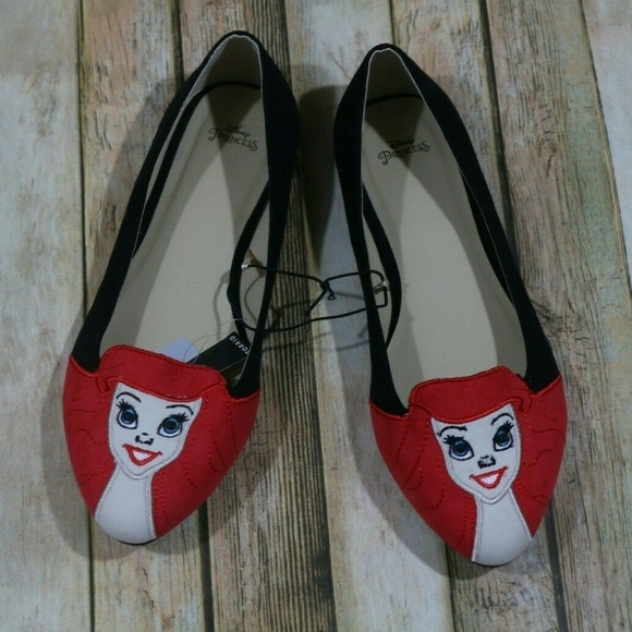 Torrid Shoes - New Torrid Disney Princess Aerial Flats Slip Ons
